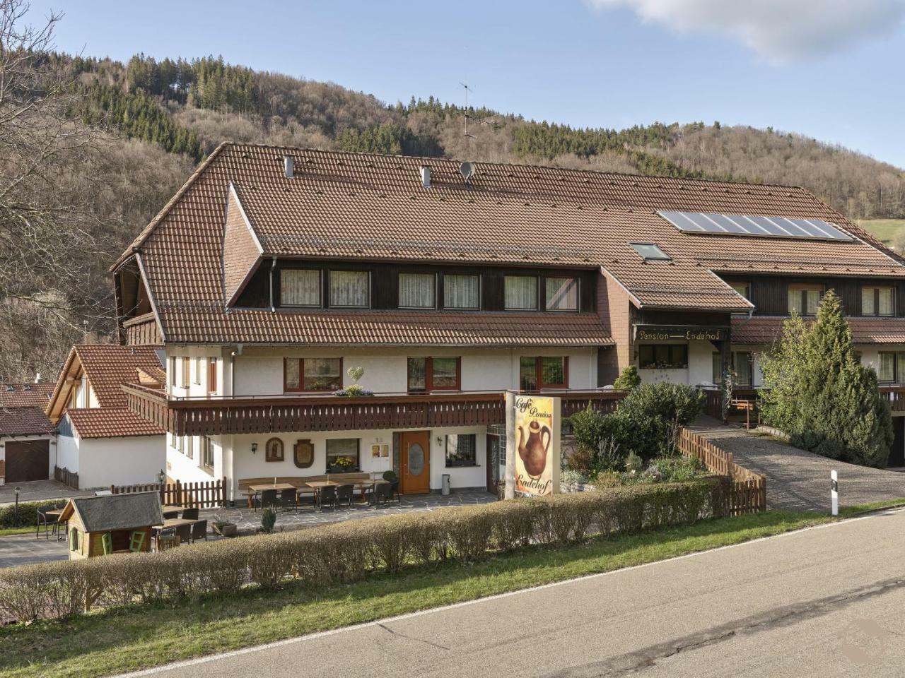Cafe-Pension Endehof Oberprechtal Buitenkant foto