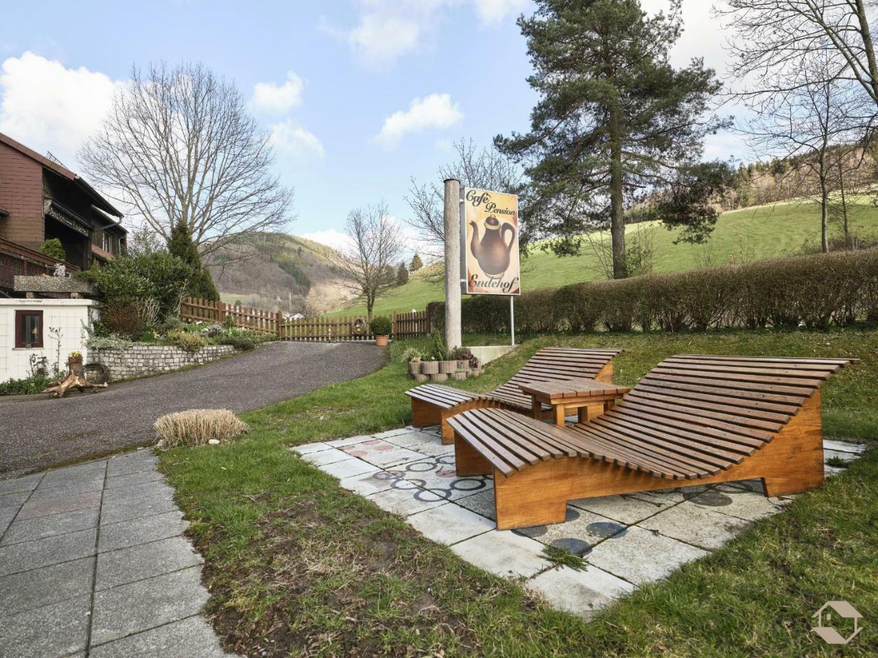 Cafe-Pension Endehof Oberprechtal Buitenkant foto